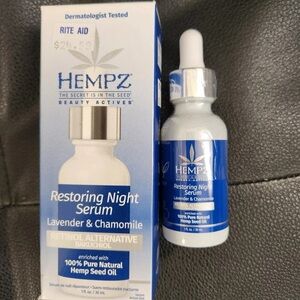 NIB Hempz Restoring Night Serum Lavender & Chamomile 1 oz